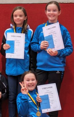 Siegerehrung U11 Damen Ditzingen Landesmeisterschaft