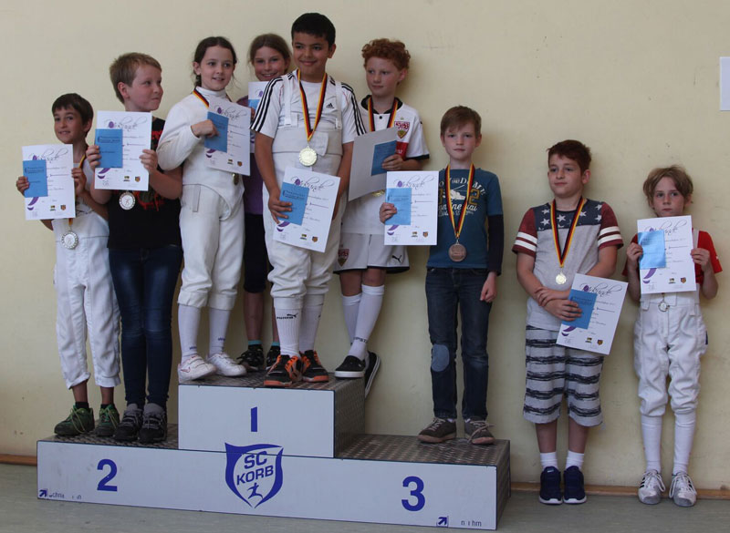 Siegerehrung Kreismeisterschaften 2017